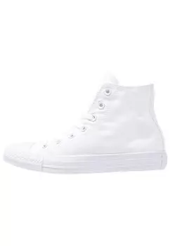 Высокие кроссовки Converse однотонные, белый