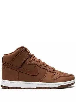 Высокие кроссовки Dunk High PRM Nike, коричневый