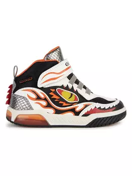 Высокие кроссовки Geox, цвет wei/orange
