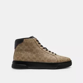Высокие кроссовки High Line COACH, цвет khaki/black