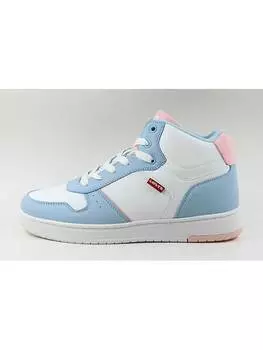 Высокие кроссовки Levis Sneakers Kick, цвет Wei/Hellblau/Rosa