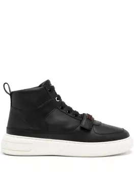 Высокие кроссовки на шнуровке Bally, черный