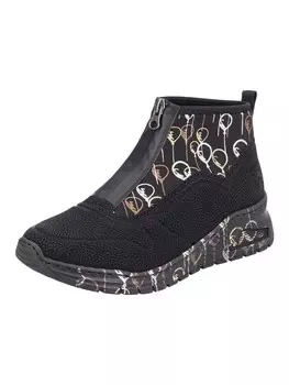 Высокие кроссовки rieker, черный