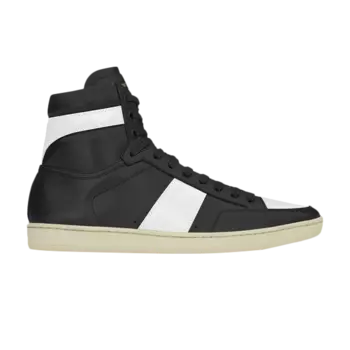 Высокие кроссовки Saint Laurent Signature Court Classic SL/10H High Top Sneaker, черный