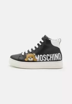 Высокие кроссовки Unisex MOSCHINO, цвет black/white