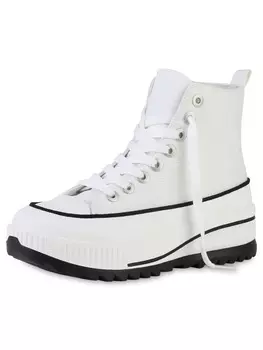 Высокие кроссовки VAN HILL, белый