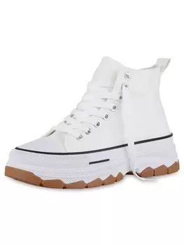 Высокие кроссовки VAN HILL, белый