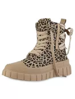 Высокие кроссовки VAN HILL, цвет leopard