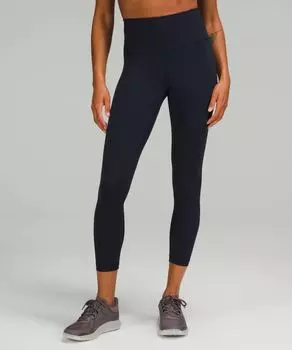 Высокие леггинсы Wunder Train Lululemon, нави
