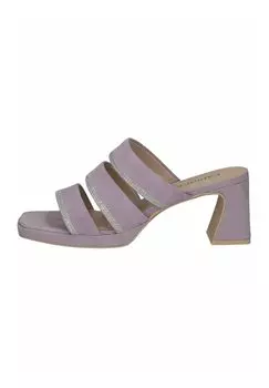 Высокие мюли Caprice, цвет lavender suede