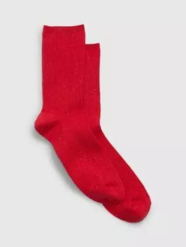 Высокие носки Gap, красный