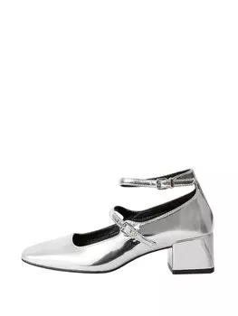 Высокие туфли Marks & Spencer, серебро