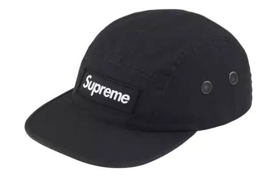 Кепка Supreme Military с логотипом, черный