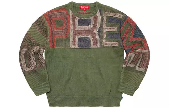 Свитер Supreme Chenille Logo, белый