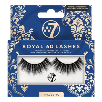 W7 Royal 6D Lashes ресницы искусственные величественные, 2 шт/1 упаковка