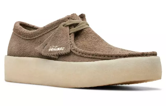 Wallabee Cup Темно-зеленый нубук Clarks