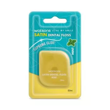 Watsons Зубная нить Сатин Мята 50м