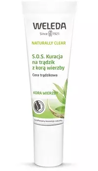 Weleda Naturally Clear, S.O.S. лечение прыщей корой ивы, 10 мл