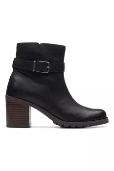Well Hall кожаные ботинки Clarks, черный