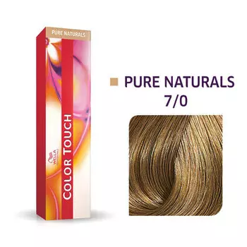Wella Color Touch 7/0, Полуперманентная краска для волос без аммиака 7/0 60мл