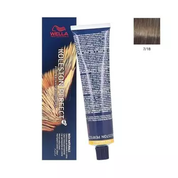 Wella Professionals, Koleston Perfect Me+, краска для волос (7/18), 60 мл