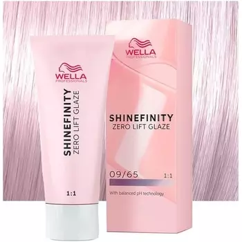 Wella Shinefinity Pink Shimmer 09/65 Very Light Violet Mahogany Blonde 60 мл — полуперманентный цвет