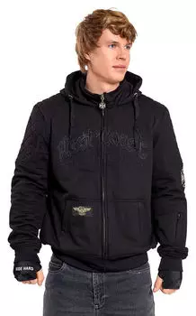 West Coast Choppers Por Vida Riding Текстильная куртка WCC, черный