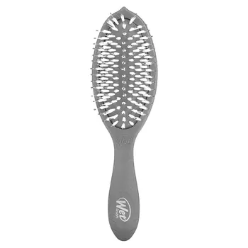 Wet Brush Go Green Угольная кисть для ухода и блеска Серая 1 кисть