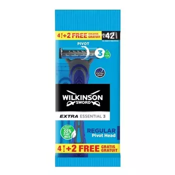 Wilkinson Sword Бритва Wilkinson Extra3 Essentials, 6 предметов