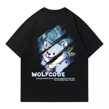 Wolf Code Футболка унисекс, Белый