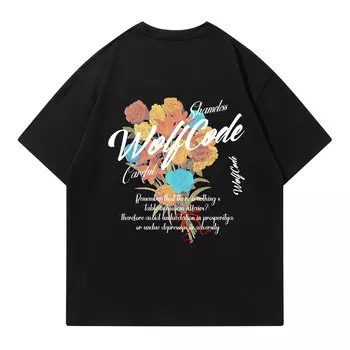 Wolf Code Футболка унисекс, Черный
