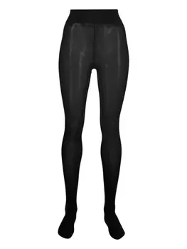 Wolford колготки в рубчик, черный