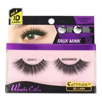 Wonder Cat Lash Ноябрь - Накладные ресницы Ebin New York