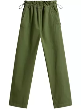 Woolrich хлопковые брюки, зеленый