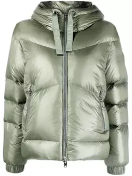 Woolrich короткий пуховик Aliquippa, зеленый