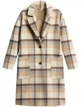 Woolrich пальто из натуральной шерсти, нейтральный цвет