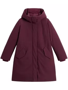 Woolrich парка с капюшоном, красный