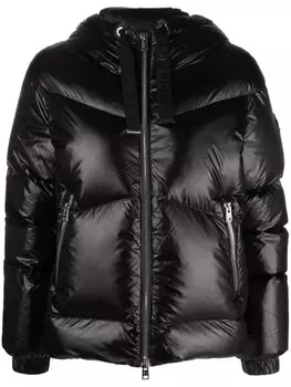 Woolrich пуховик с капюшоном, черный