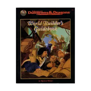 World Builder's Guidebook, Advanced Dungeons & Dragons (2nd Edition) - Sourcebooks, мягкая обложка