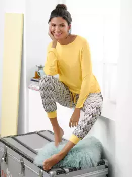 Wschepur Пижама, цвет Gelb-Gemustert