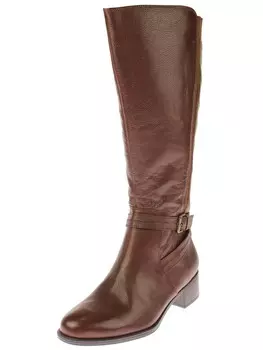 Wynnie Женские широкие сапоги до колена из телячьей кожи Naturalizer, цвет Bridal Brown