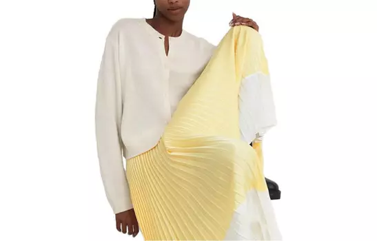 X Clare Waight Keller Co-branded Collection Кашемировый свитер для женщин, молочно-белый Uniqlo