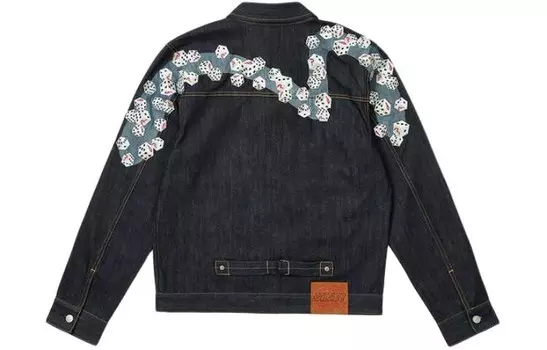 X EVISU Co-brand джинсовая куртка унисекс деним синий Palace
