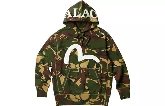 X Evisu Seagull Худи PALACE, Camouflage