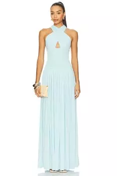 X revolve длинное платье рея Ow Collection, sky blue