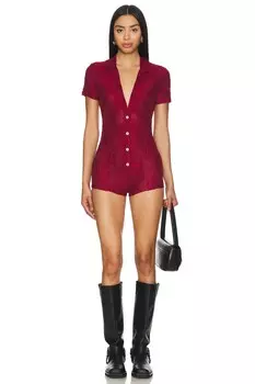 X revolve капри комбинезон Somebodee, красный