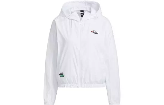 X SEEBIN Совместная куртка SS23 женская белая Adidas