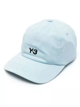 Y-3 бейсболка с вышитым логотипом, синий
