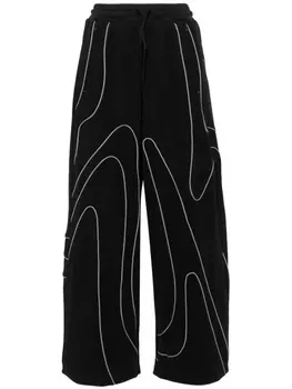 Y-3 брюки из джерси, черный