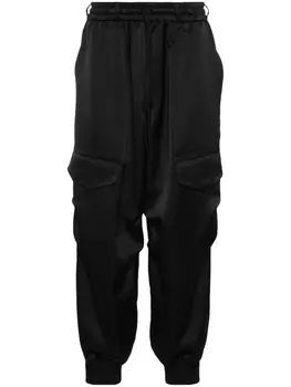 Y-3 брюки карго TCH из сирсакера, черный